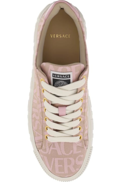 Versace Shoes for Women Versace Sneaker With Logo All-over