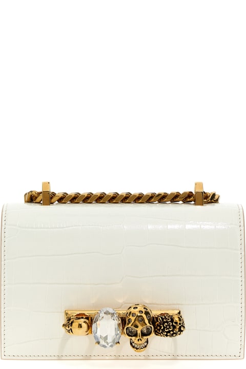 Shoulder Bags for Women Alexander McQueen Mini Jewelled Satchel Bag