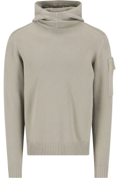 C.P. Company Sweaters for Men C.P. Company Logo Hoodie