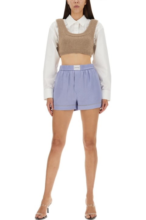 T by Alexander Wang for Women T by Alexander Wang Shorts With Logo