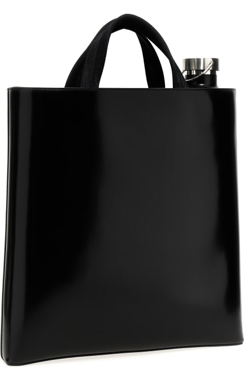 メンズ Pradaのトートバッグ Prada Leather + Bottle Shopping Bag
