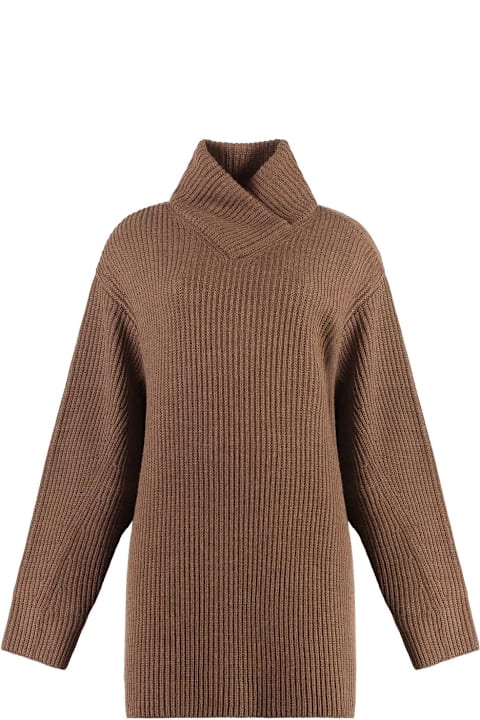 Philosophy di Lorenzo Serafini Sweaters for Women Philosophy di Lorenzo Serafini Crossover Neck Drop Shoulder Jumper