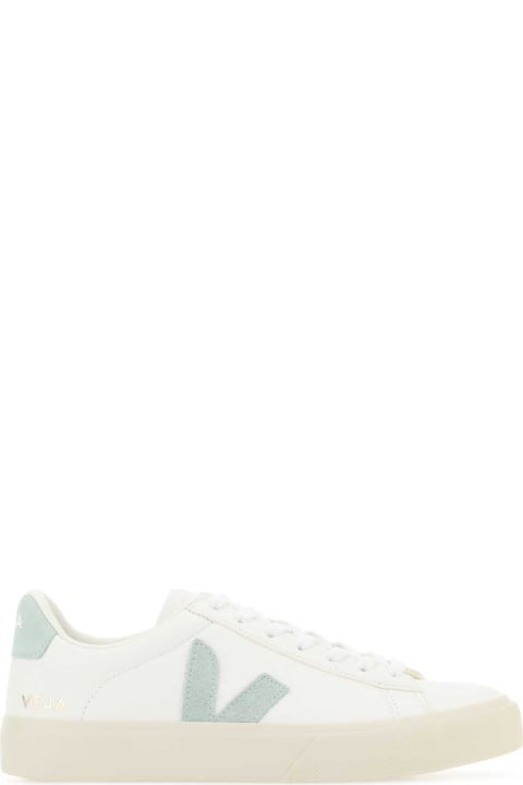 メンズ Vejaのスニーカー Veja White Chromefree Leather Campo Sneakers