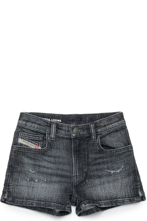 Diesel for Girls Diesel Distressed Denim Skirt