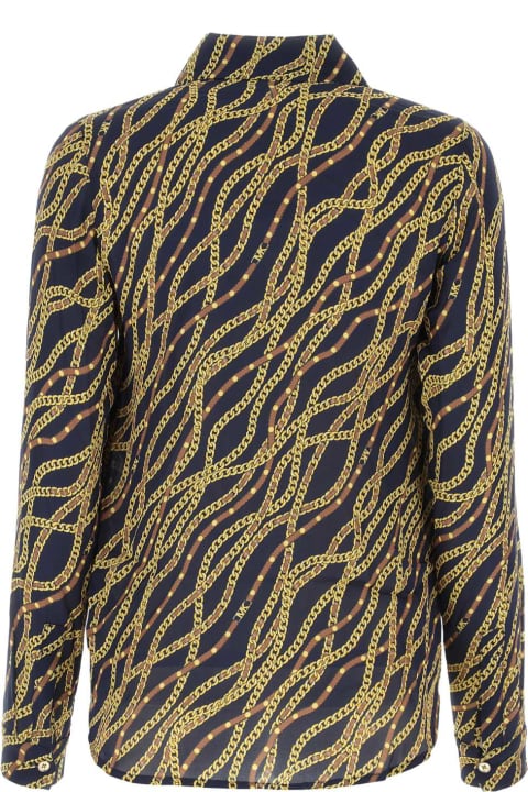 Fashion for Men Michael Kors Printed Georgette Shirt