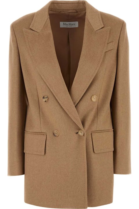 Max Mara Clothing for Women Max Mara Camel Camel Falster Blazer