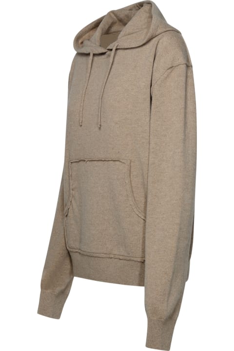 Taupe Cashmere Blend Sweater