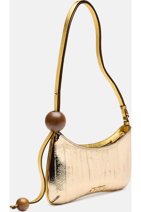 Fashion for Women Jacquemus Le Bisou Perle Leather Shoulder Bag