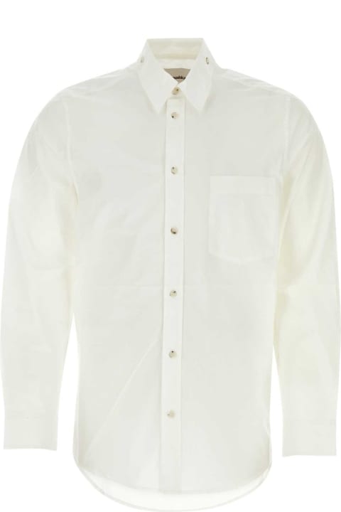 Nanushka Shirts for Men Nanushka White Poplin Kabel Shirt