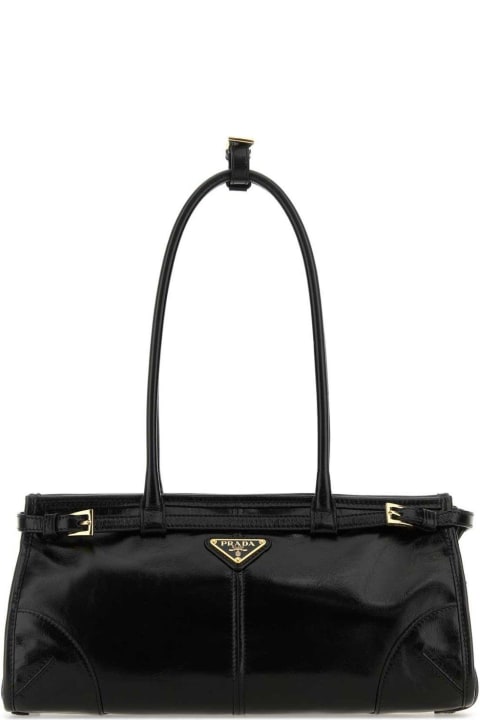 Prada Luggage for Women Prada Triangle-logo Tote Bag