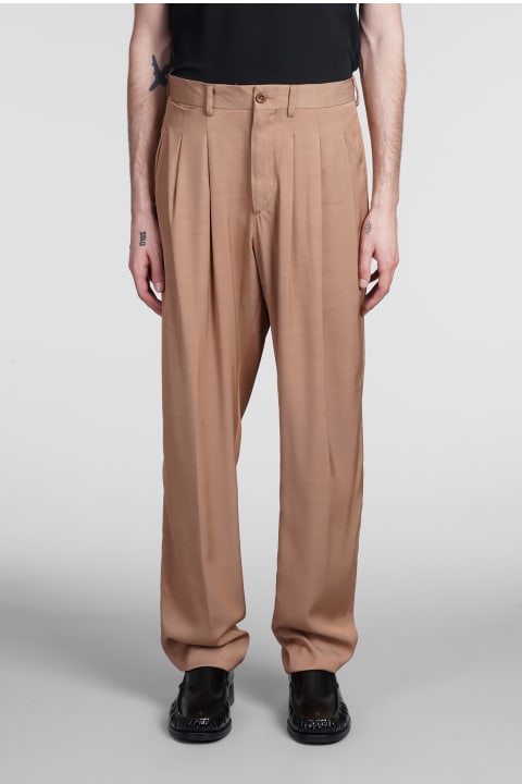 Pants In Beige Viscose