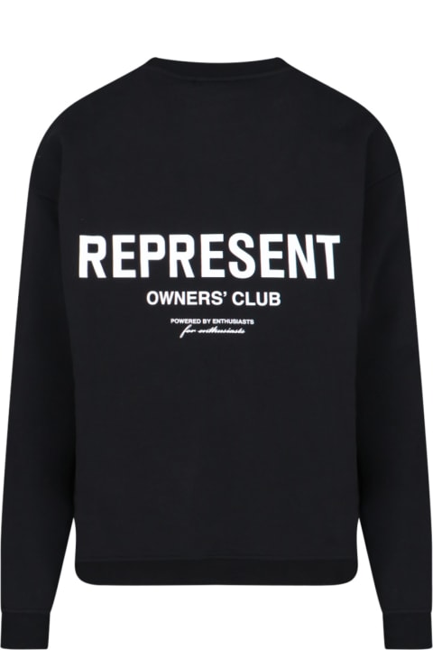 REPRESENT for Men REPRESENT Logo Crewneck Sweatshirt