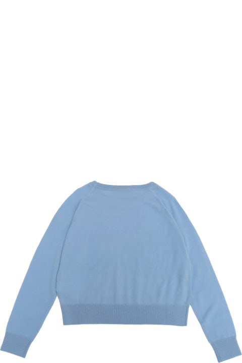 ガールズ Max&Co.のニットウェア＆スウェットシャツ Max&Co. Light Blue Sweater