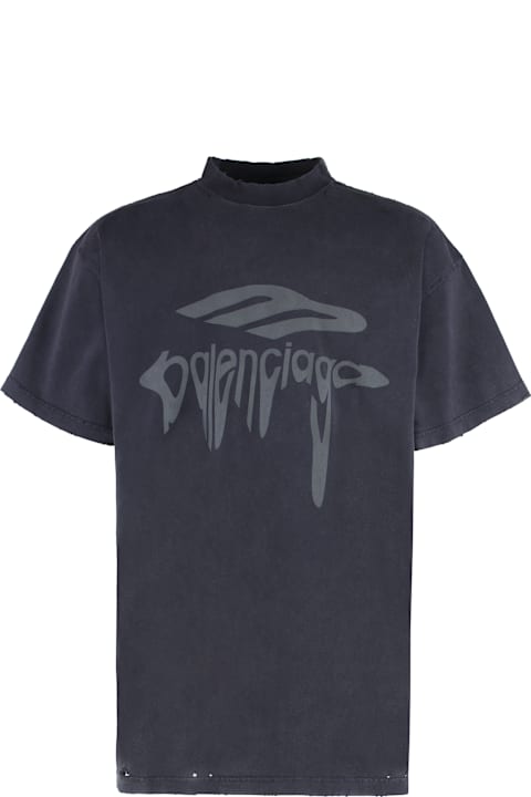 Homeware Balenciaga Cotton Crew-neck T-shirt
