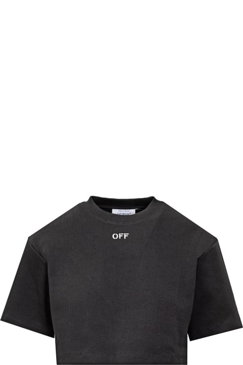 Off-White Topwear for Women Off-White Off Cropped T-shirt