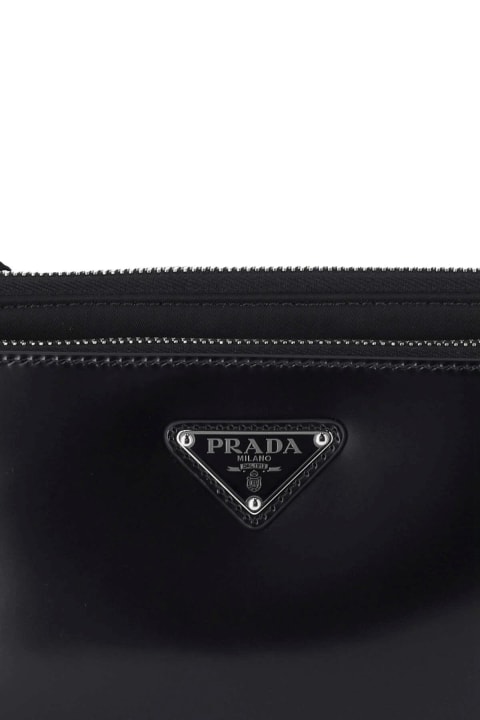 メンズ Pradaのバッグ Prada Logo Shoulder Bag