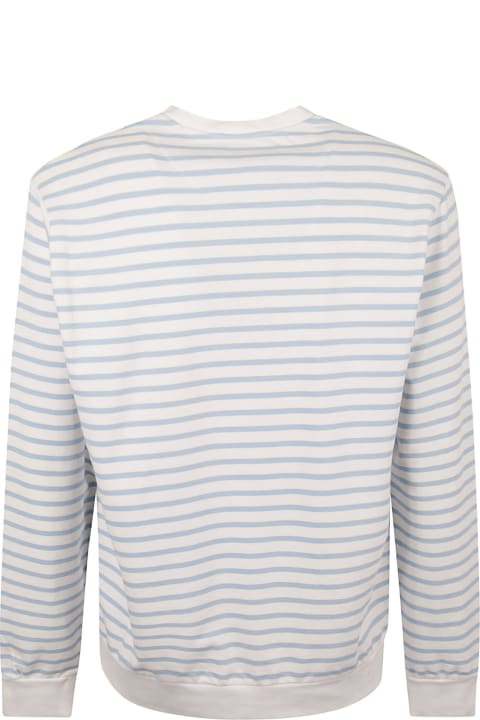 Vilebrequin for Men Vilebrequin Logo Detail Striped Sweatshirt