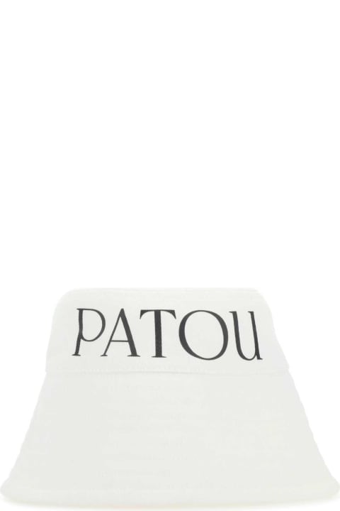 Patou Hats for Women Patou White Canvas Hat