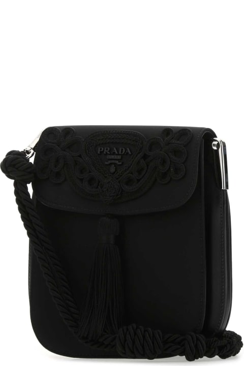 Prada Bags for Women Prada Black Nylon Crossbody Bag