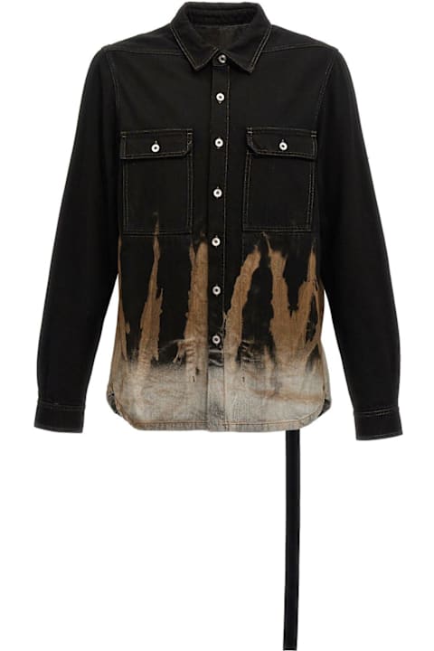 Coats & Jackets for Men Rick Owens Tie-dyed Denim Jacket