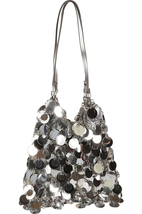 Paco Rabanne for Women Paco Rabanne Embellished Metallic Shoulder Bag