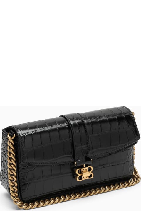 Fashion for Women Balenciaga Black Leather Mini Cross-body Bag