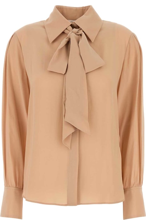 Chloé Topwear for Women Chloé Skin Pink Georgette Shirt