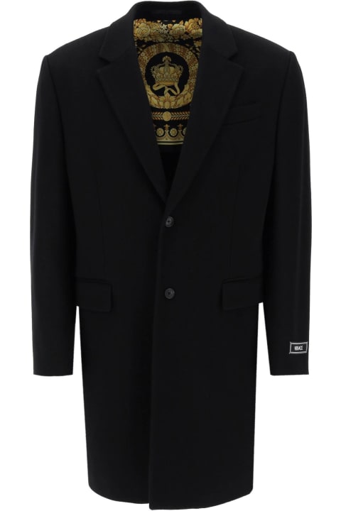 Versace Coats & Jackets for Men Versace Barocco Single-breasted Coat