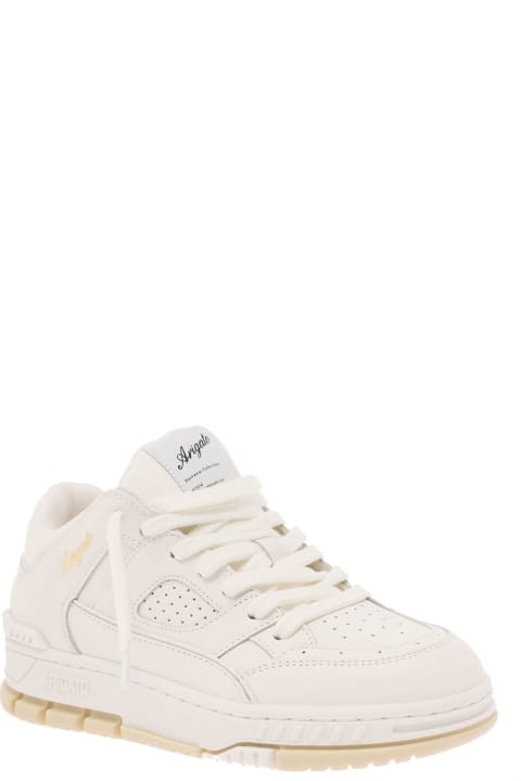 Sneakers for Women Axel Arigato 'area Lo' White Sneakers With Embossed Logo In Leather Blend Woman