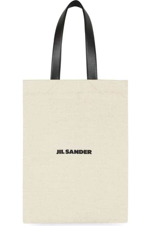 Jil Sander Shoulder Bags for Men Jil Sander Canvas Tote Bag