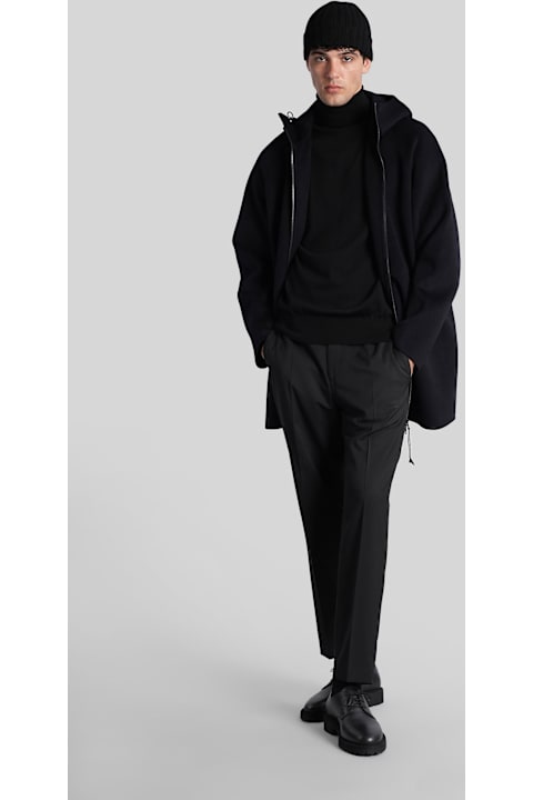 Aspesi for Kids Aspesi Super Doppel In Blue Wool