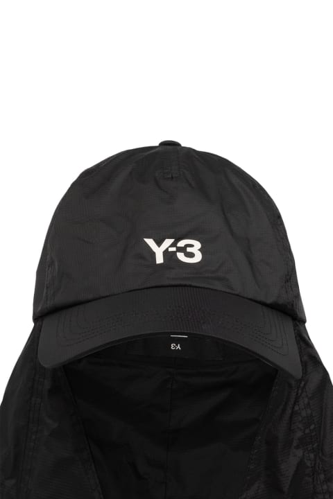 Y-3 Hats for Women Y-3 Baseball Cap With Neck Guard