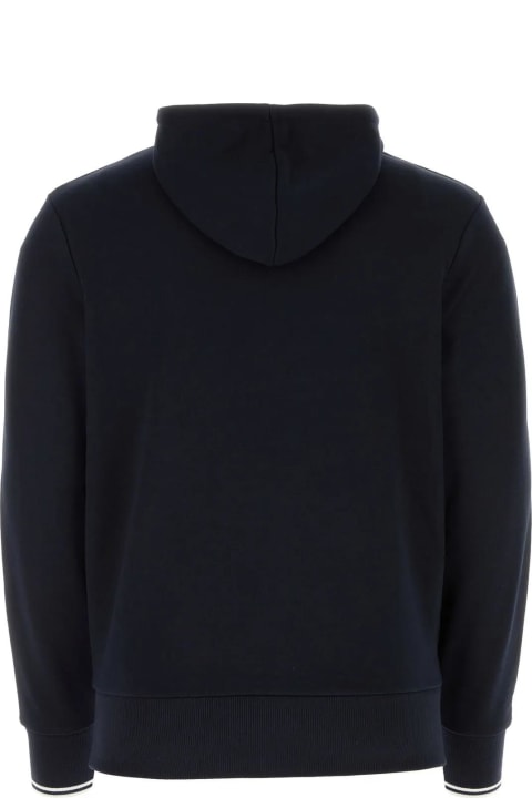 Fred Perry Fleeces & Tracksuits for Men Fred Perry Midnight Blue Cotton Sweatshirt