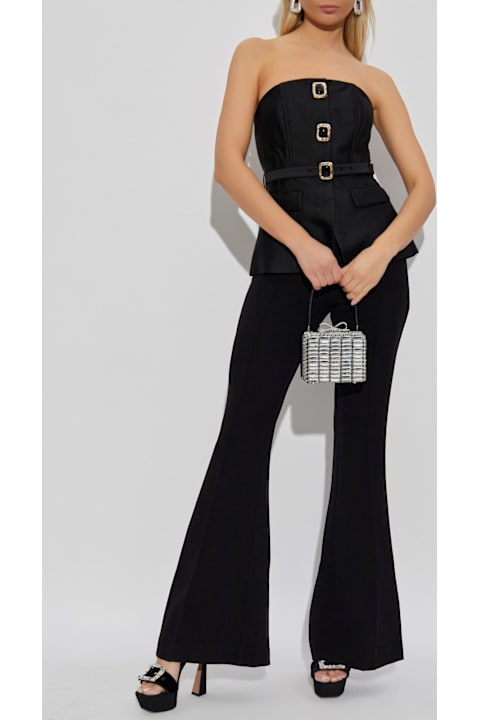 أدوات منزلية self-portrait Self-portrait Off-the-shoulder Jumpsuit