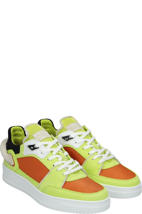 New Basket  Sneakers In Yellow Polyester