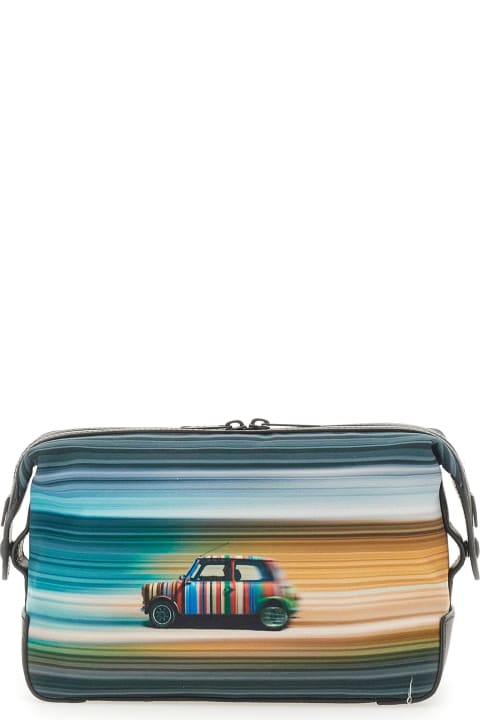 メンズ Paul Smithのバッグ Paul Smith Mini Blur Travel Clutch Bag