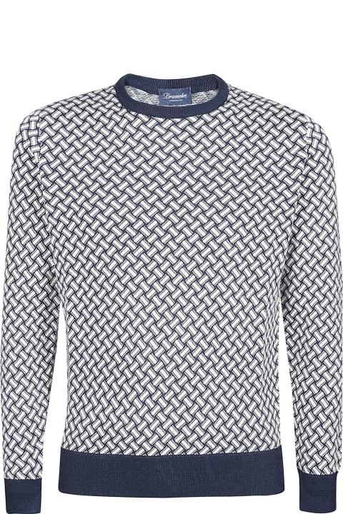 Drumohr Sweaters for Men Drumohr Razor Blade Long Sleeve Sweater