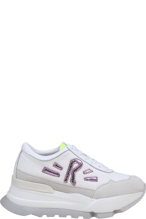 Ruco Line Sneakers for Women Ruco Line White And Yellow Leather Sneakers