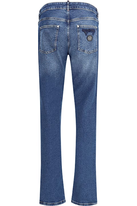 Philipp Plein for Kids Philipp Plein Super Straight Cut Jeans