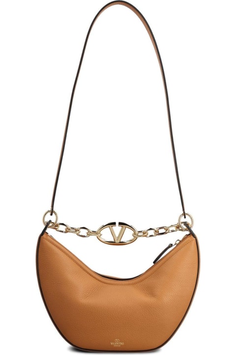 Bags Sale for Women Valentino Garavani Vlogo Moon Zip-up Small Shoulder Bag