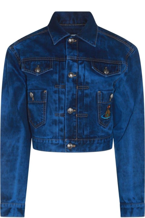 Vivienne Westwood Coats & Jackets for Women Vivienne Westwood Cropped Denim Jacket