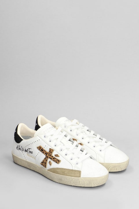 ウィメンズ Premiataのスニーカー Premiata Steven Sneakers In White Leather