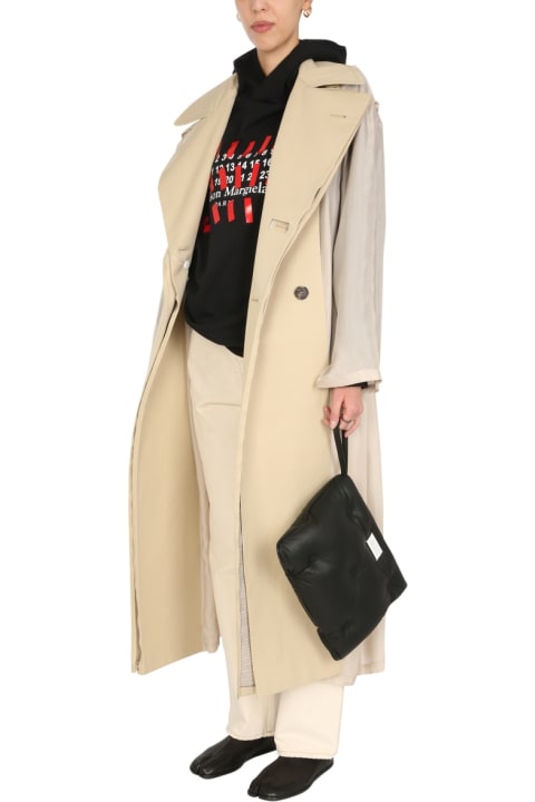 Coats & Jackets for Women Maison Margiela Two-material Trench