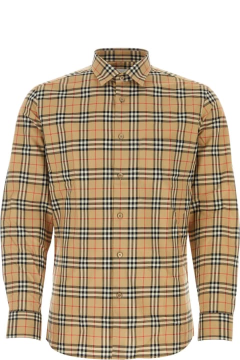 Homeware Burberry Embroidered Poplin Shirt