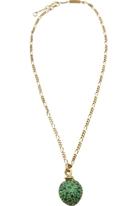 Jewelry for Women Bottega Veneta Crystal Pendant Necklace