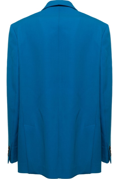 Marni Coats & Jackets for Women Marni Marni Woman's Single-breasted Blue Wool Blazer