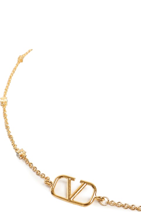 Valentino Garavani Jewelry for Women Valentino Garavani Vlogo Signature Necklace With Swarovski® Crystals