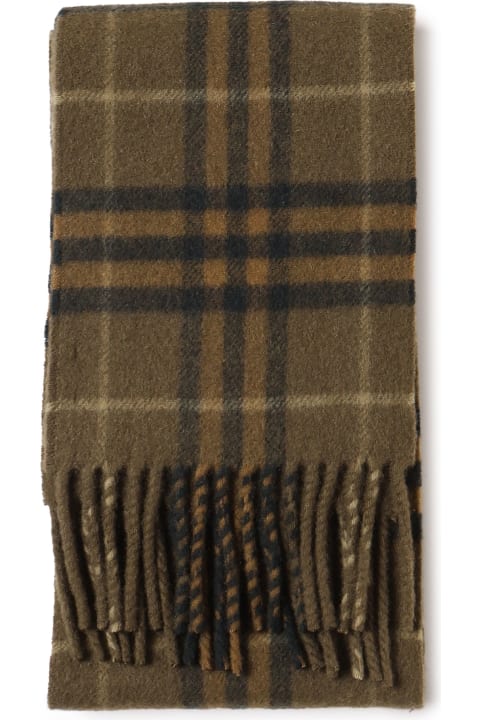 Burberry Scarves for Men Burberry Embroidered Cashmere Scarf