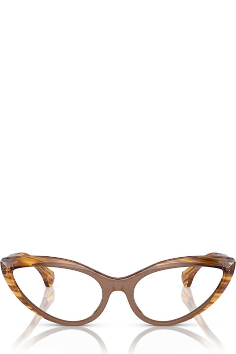 Alain Mikli Eyewear for Women Alain Mikli A03503 Opal Brown/striped Havana Glasses