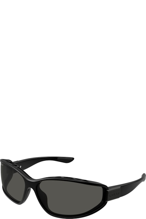 Gucci Eyewear لـ Kids Gucci Eyewear Gucci Gg2011s Linea Institutional 001 Black Grey Sunglasses